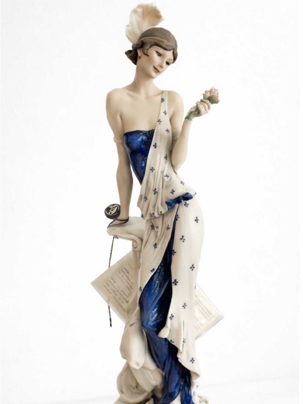 Giuseppe Armani Florence “Camille” Figurine 2000 Italy Porcelain Lady Statue